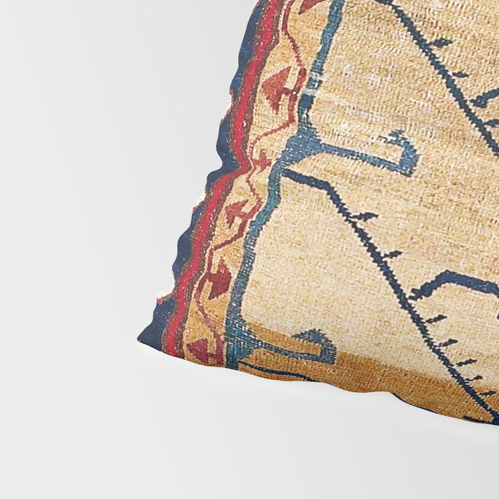 Azerbaijani Northwest Persian Carpet Print Pillow Sham Gallery Image 4