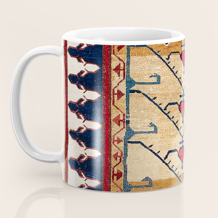 Azerbaijani Northwest Persian Carpet Print Coffee Mug Gallery Image 3