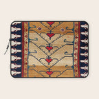 Azerbaijani Northwest Persian Carpet Print Laptop Sleeve Gallery Image 1