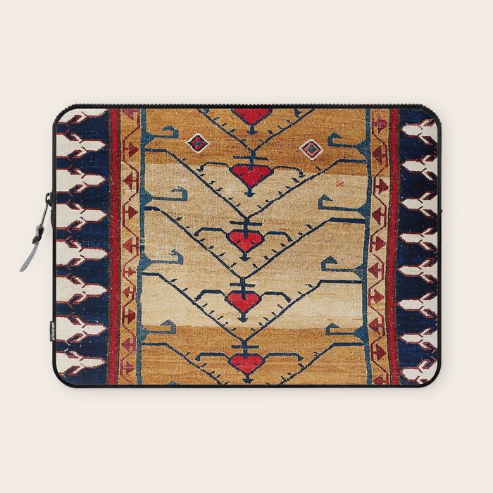 Azerbaijani Northwest Persian Carpet Print Laptop Sleeve Gallery Image 1