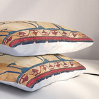 Azerbaijani Northwest Persian Carpet Print Pillow Sham Gallery Image 3