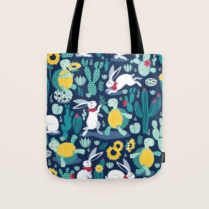 The tortoise and the hare Tote Bag Gallery Image 1