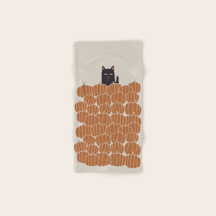 Hidden Cat 46 autumn v2 Bath Towel Gallery Image 1