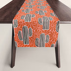Sonora - red, pink, black, and white  Table Runner Gallery Image 1