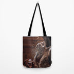MAGIC IN ACTION | woman | perfume | Parisian | dark | evening | date | aesthetic | vintage | retro  Tote Bag Gallery Image 2