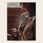 MAGIC IN ACTION | woman | perfume | Parisian | dark | evening | date | aesthetic | vintage | retro  Poster Gallery Image 4