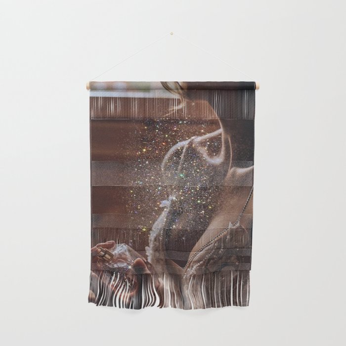 MAGIC IN ACTION | woman | perfume | Parisian | dark | evening | date | aesthetic | vintage | retro  Wall Hanging Gallery Image 1