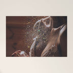 MAGIC IN ACTION | woman | perfume | Parisian | dark | evening | date | aesthetic | vintage | retro  Welcome Mat Gallery Image 1