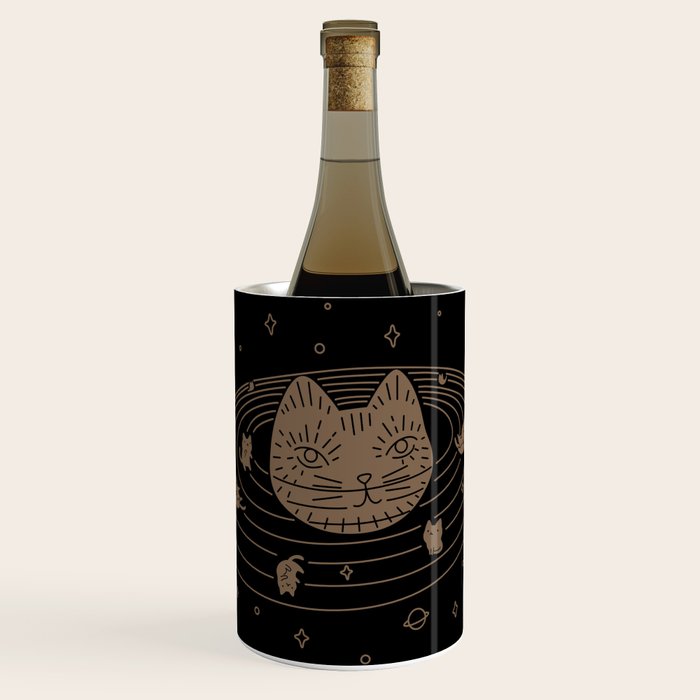 Cat Landscape 147: Caturn Wine Chiller Gallery Image 1