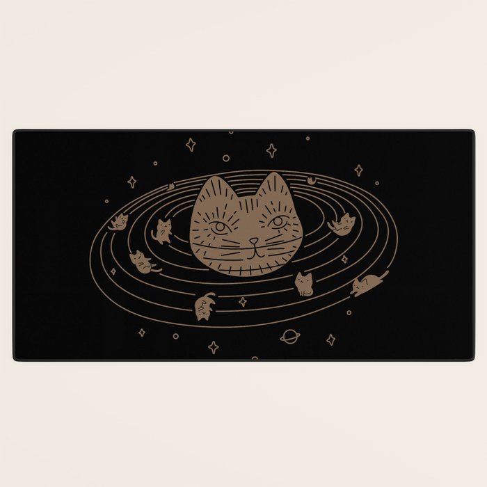 Cat Landscape 147: Caturn Desk Mat Gallery Image 3