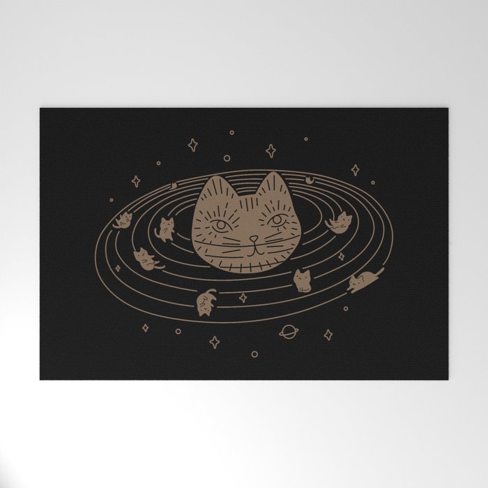 Cat Landscape 147: Caturn Welcome Mat Gallery Image 1