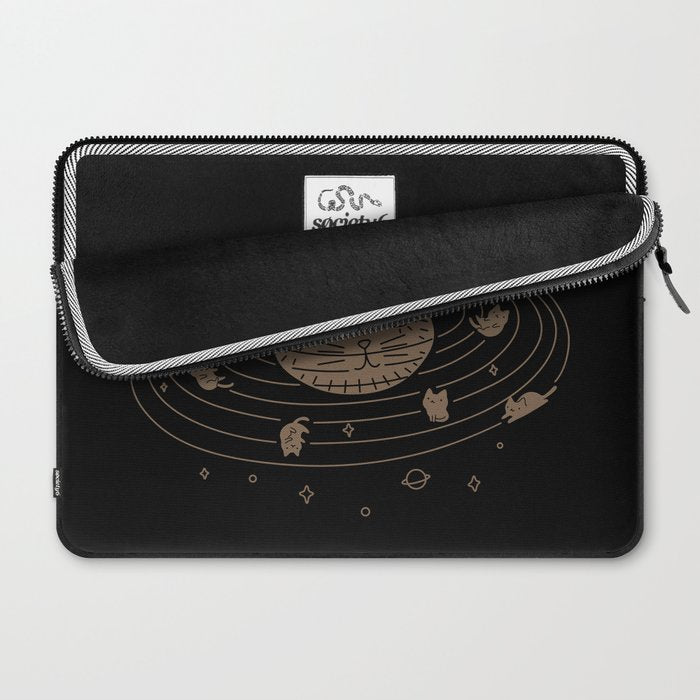 Cat Landscape 147: Caturn Laptop Sleeve Gallery Image 2