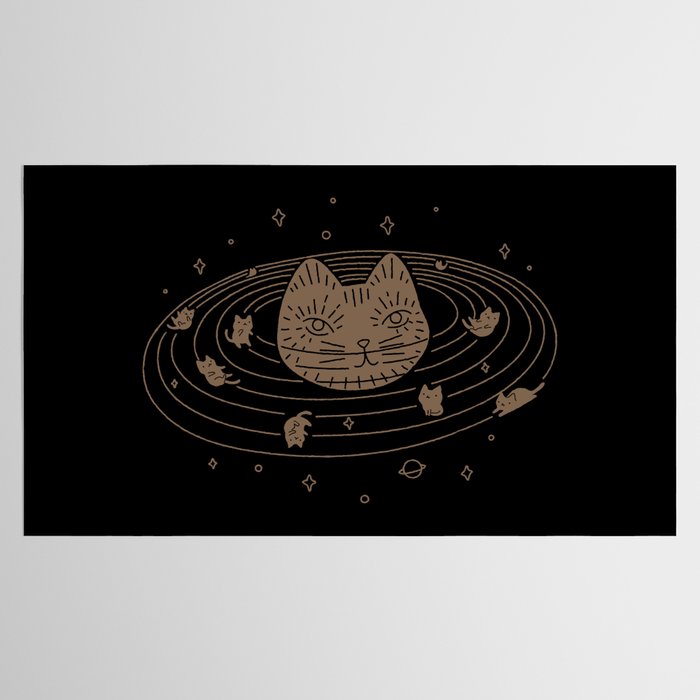 Cat Landscape 147: Caturn Tablecloth Gallery Image 2