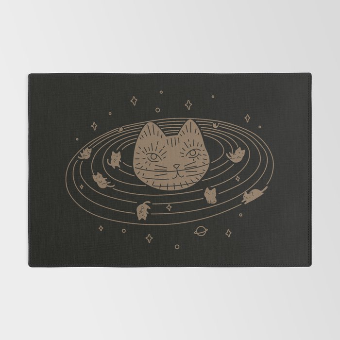 Cat Landscape 147: Caturn Rug Gallery Image 2