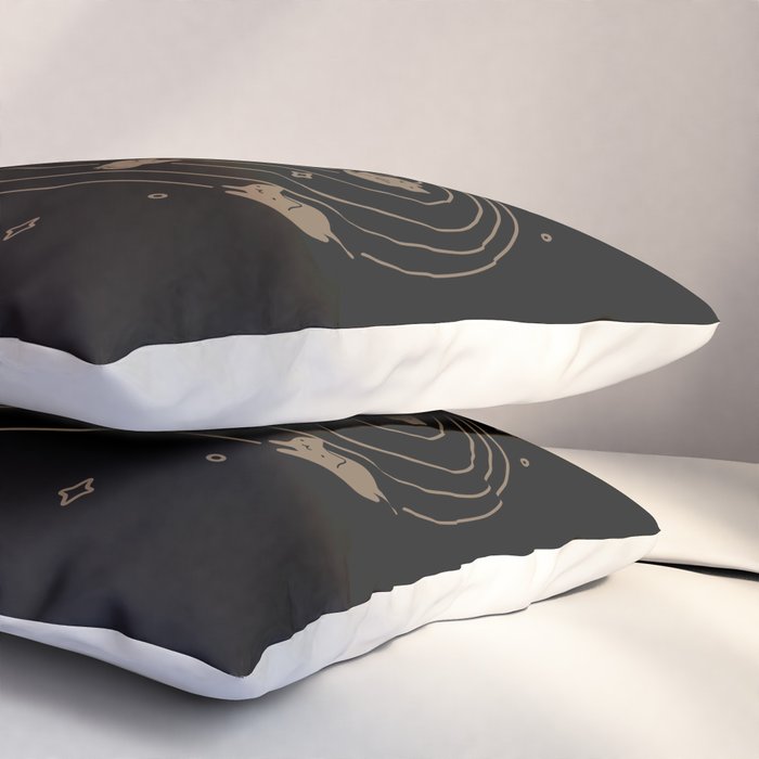 Cat Landscape 147: Caturn Pillow Sham Gallery Image 3