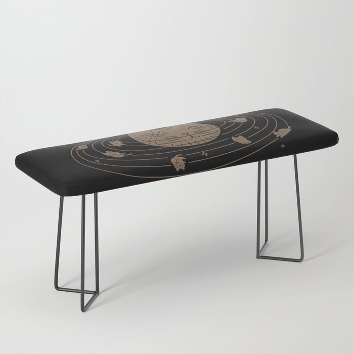 Cat Landscape 147: Caturn Bench Gallery Image 1