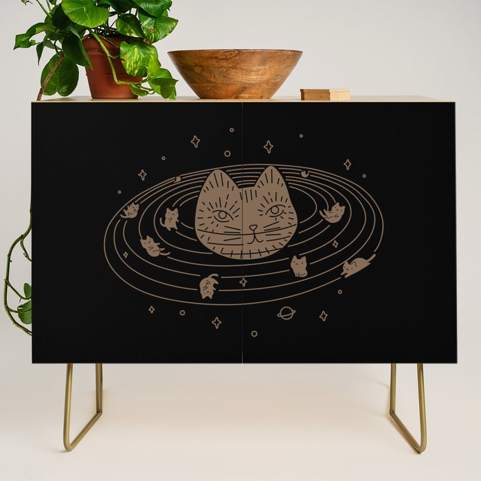 Cat Landscape 147: Caturn Credenza Gallery Image 1