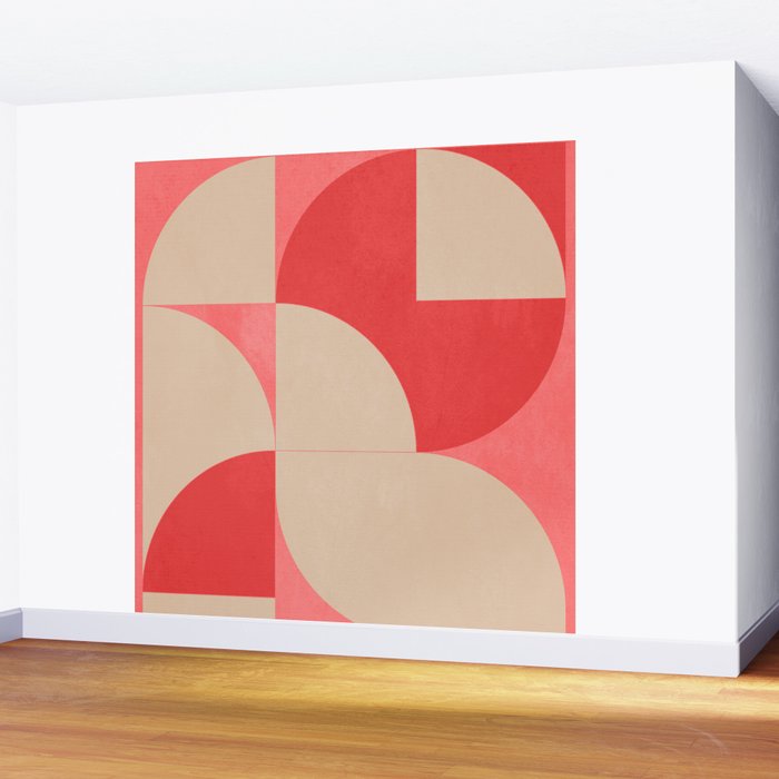 Modern geometric shapes 58 Wall Mural Gallery Image 2