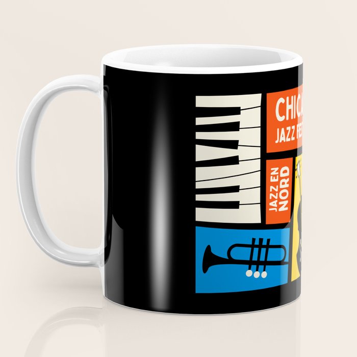 Jazz Festival | Bauhaus V Coffee Mug Gallery Image 3