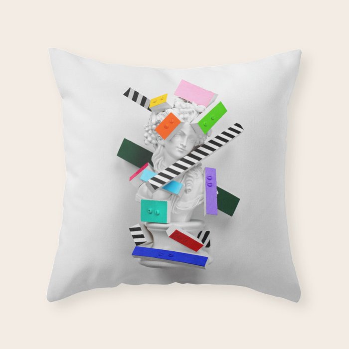 The Anxiety of Subjectivity Throw Pillow Gallery Image 6