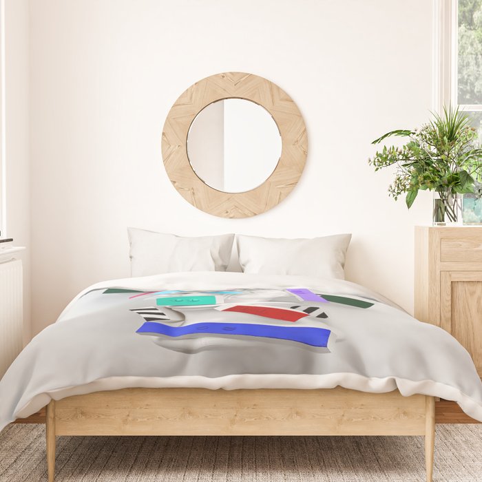 The Anxiety of Subjectivity Duvet Cover Gallery Image 3