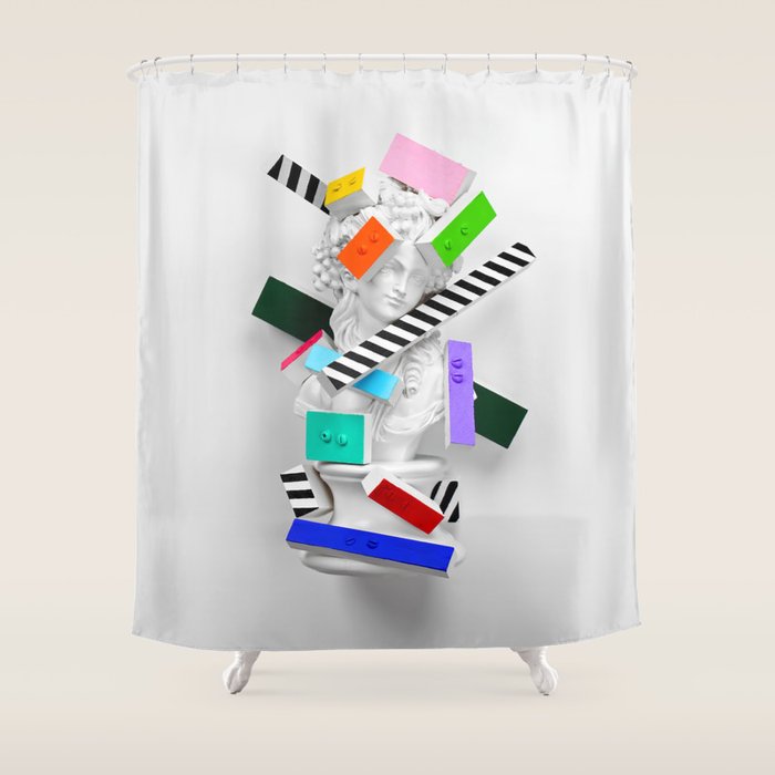 The Anxiety of Subjectivity Shower Curtain Gallery Image 1