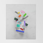 The Anxiety of Subjectivity Throw Blanket Gallery Image 2