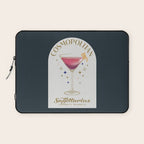 Cosmopolitan Cocktail Zodiac Sign Laptop Sleeve Gallery Image 1