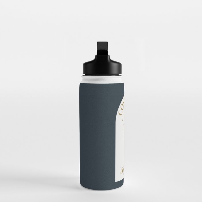 Cosmopolitan Cocktail Zodiac Sign Water Bottle Gallery Image 3