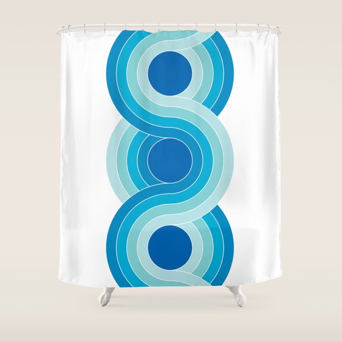 Ocean Chain Shower Curtain Gallery Image 1