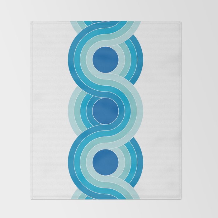 Ocean Chain Throw Blanket Gallery Image 2