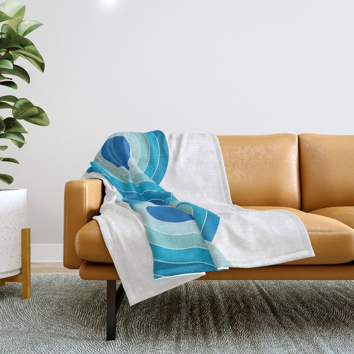 Ocean Chain Throw Blanket Gallery Image 1