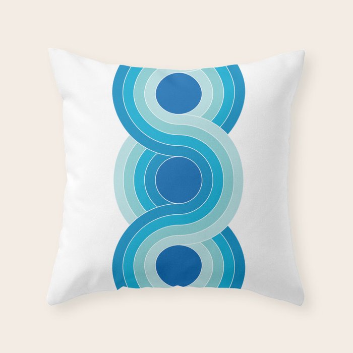 Ocean Chain Throw Pillow Gallery Image 6