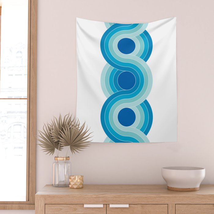 Ocean Chain Wall Tapestry Gallery Image 2