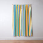 Classic Stripes XXIV - 90s Summer Window Curtain Gallery Image 3