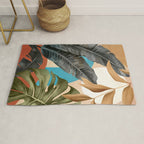 Abstract Tropical Art 16 Rug Gallery Image 1