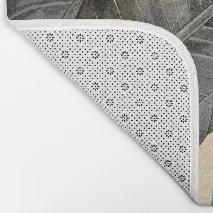 Abstract Tropical Art 16 Bath Mat Gallery Image 2