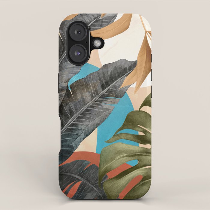 Abstract Tropical Art 16 iPhone Case Gallery Image 1