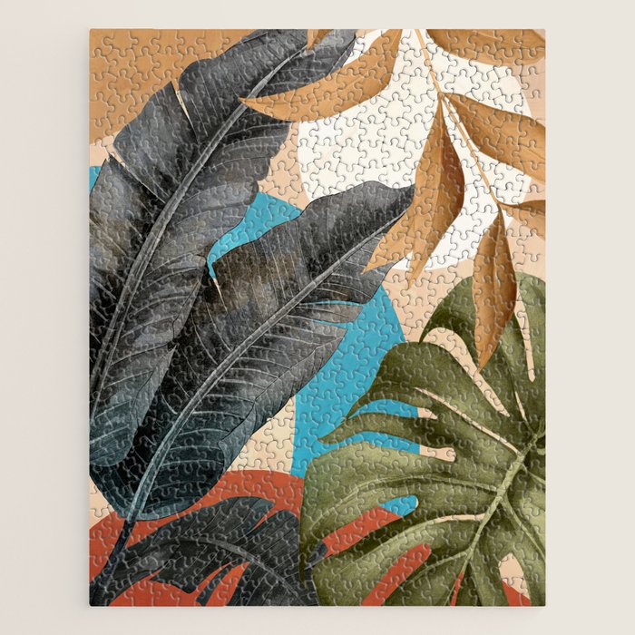 Abstract Tropical Art 16 Jigsaw Puzzle Gallery Image 1