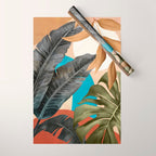 Abstract Tropical Art 16 Wrapping Paper Gallery Image 1