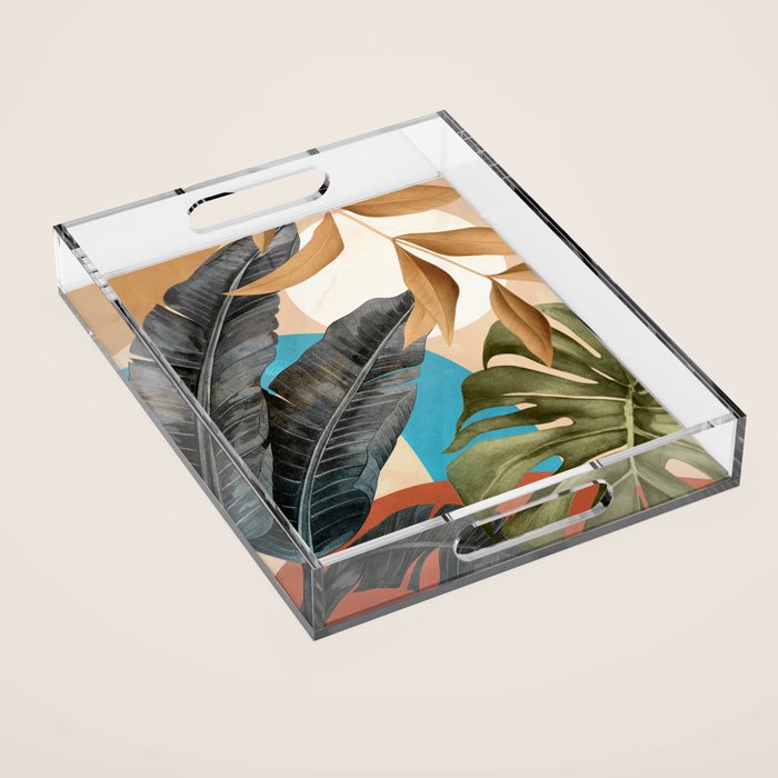 Abstract Tropical Art 16 Acrylic Tray Gallery Image 1