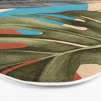 Abstract Tropical Art 16 Bath Mat Gallery Image 3