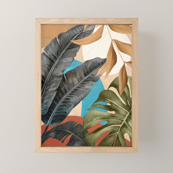 Abstract Tropical Art 16 Mini Art Print Gallery Image 1