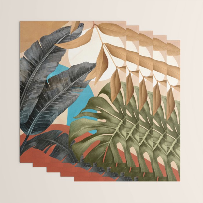 Abstract Tropical Art 16 Wrapping Paper Gallery Image 3