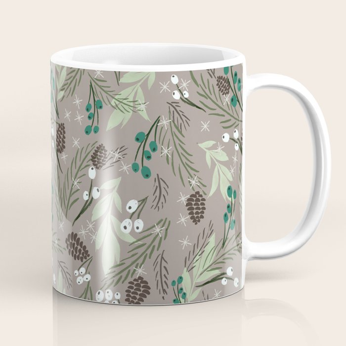Christmas Foliage - Earth Coffee Mug Gallery Image 1