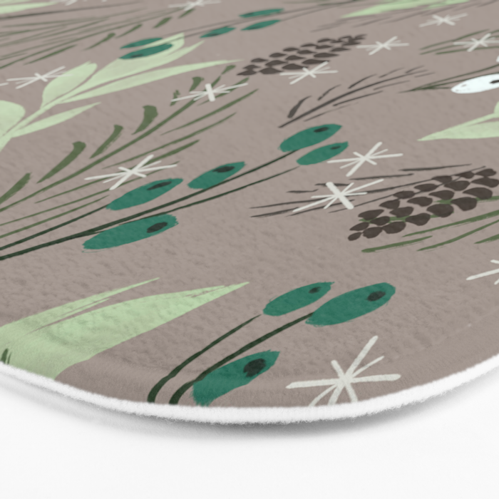 Christmas Foliage - Earth Bath Mat Gallery Image 3