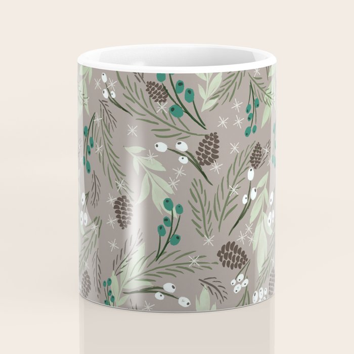 Christmas Foliage - Earth Coffee Mug Gallery Image 4