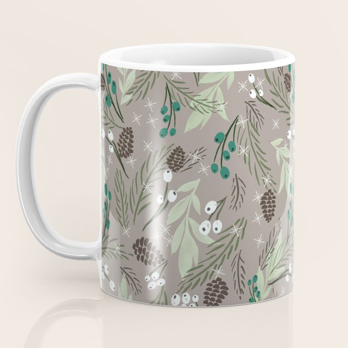 Christmas Foliage - Earth Coffee Mug Gallery Image 3