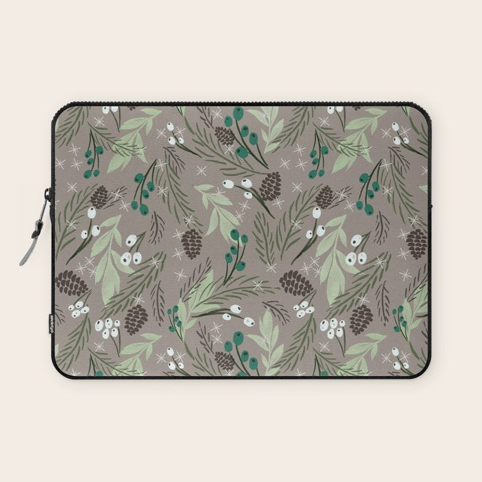 Christmas Foliage - Earth Laptop Sleeve Gallery Image 1
