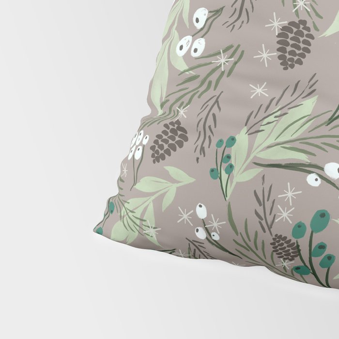 Christmas Foliage - Earth Pillow Sham Gallery Image 4